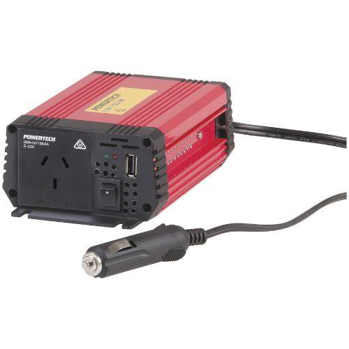 Urban Spec  150W (450W Surge) 12VDC to 240VAC Inverter with USB - Red - Brand New