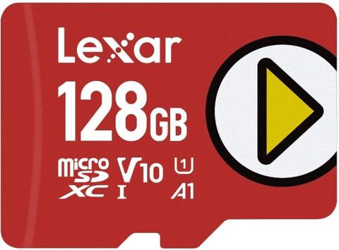 Lexar  Play microSDXC UHS-I Card - 128GB - Red - Brand New