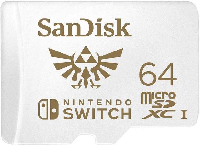 SanDisk  microSDXC Card for Nintendo Switch in White (64GB) in Brand New condition