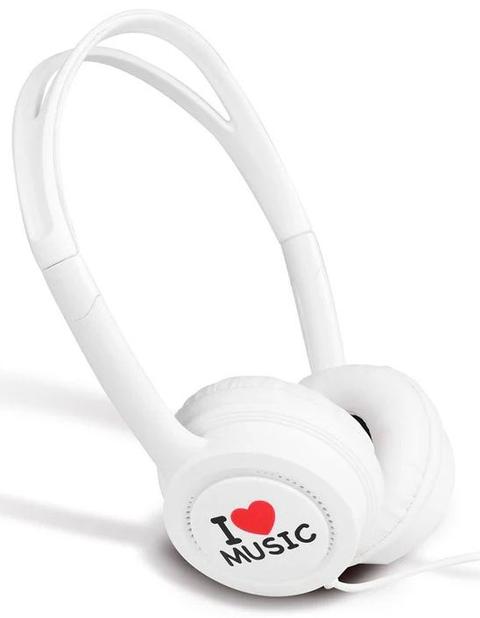 iDance  HedroxJR Kids Limiting Noise Headphones - White - Brand New