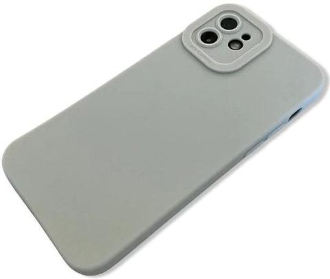 Silicon Back Cover Phone Case for iPhone 12 - White - Brand New