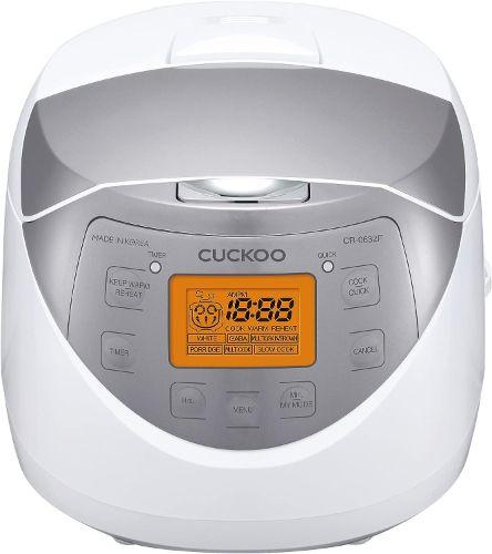 Cuckoo  Electric Rice Cooker CR-0632F - White/Silver - Excellent