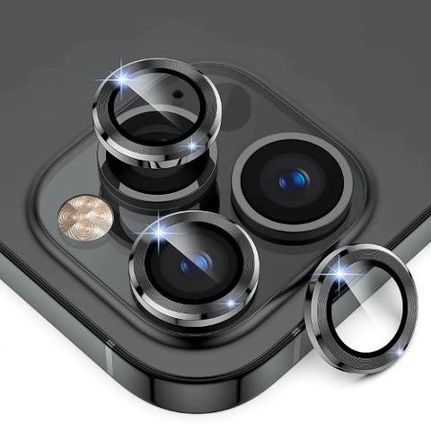 Tough On  Camera Lens Protector for iPhone 13 Pro Max - Black - Brand New