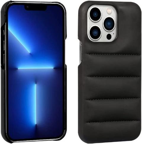 Suppino  Soft Puffer Jacket Style Mobile Phone Case for iPhone 11 Pro Max - Black - Brand New
