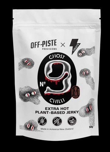 Off-Piste Provisions plant-based Jerky Culleys Ghost Chilli 50g in Default in Brand New condition