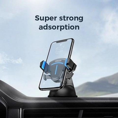 Joyroom Phone Holder 360° Rotatable Suction Cup Car Holder Dashboard Black Blue Red Orange - Default - Brand New