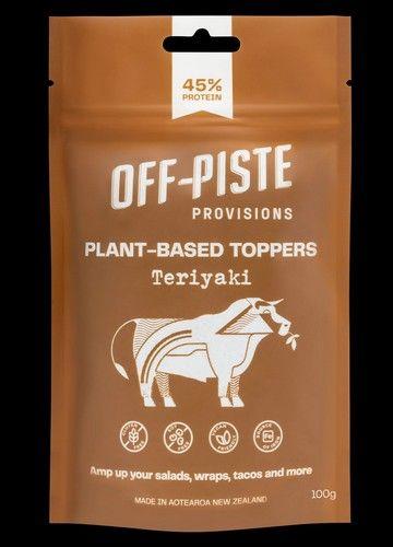 Off-Piste Provisions plant based Toppers Teriyaki 100g - Default - Brand New