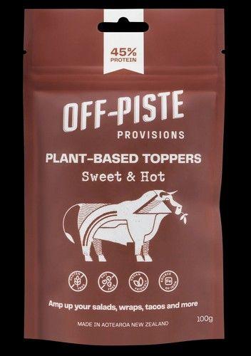 Off-Piste Provisions plant based Toppers Sweet n Hot 100g - Default - Brand New