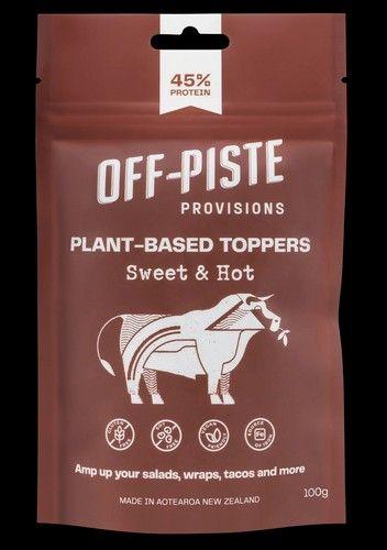 Off-Piste Provisions plant based Toppers Sweet n Hot 100g in Default in Brand New condition