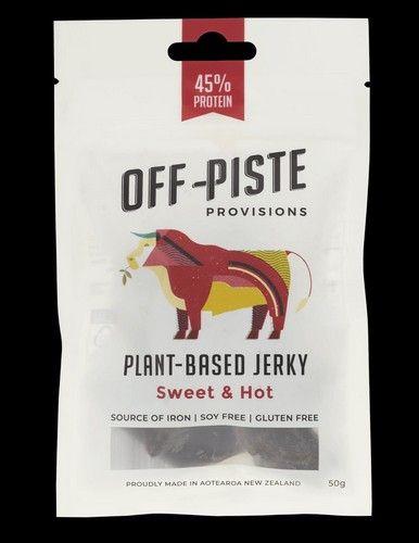 Off-Piste Provisions plant-based Jerky Sweet n Hot 50g - Default - Brand New