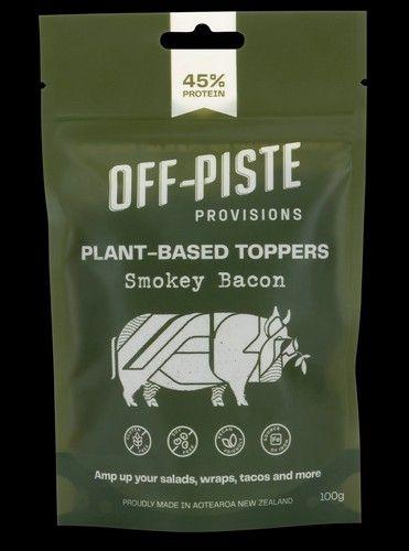 Off-Piste Provisions plant based Toppers Smokey Bacon 100g in Default in Brand New condition