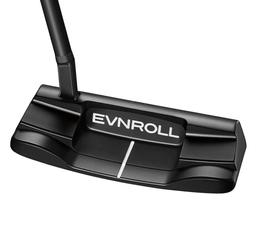Evnroll ER2v1 Short Slant MidBlade Black TourTac Putter - Golf Club