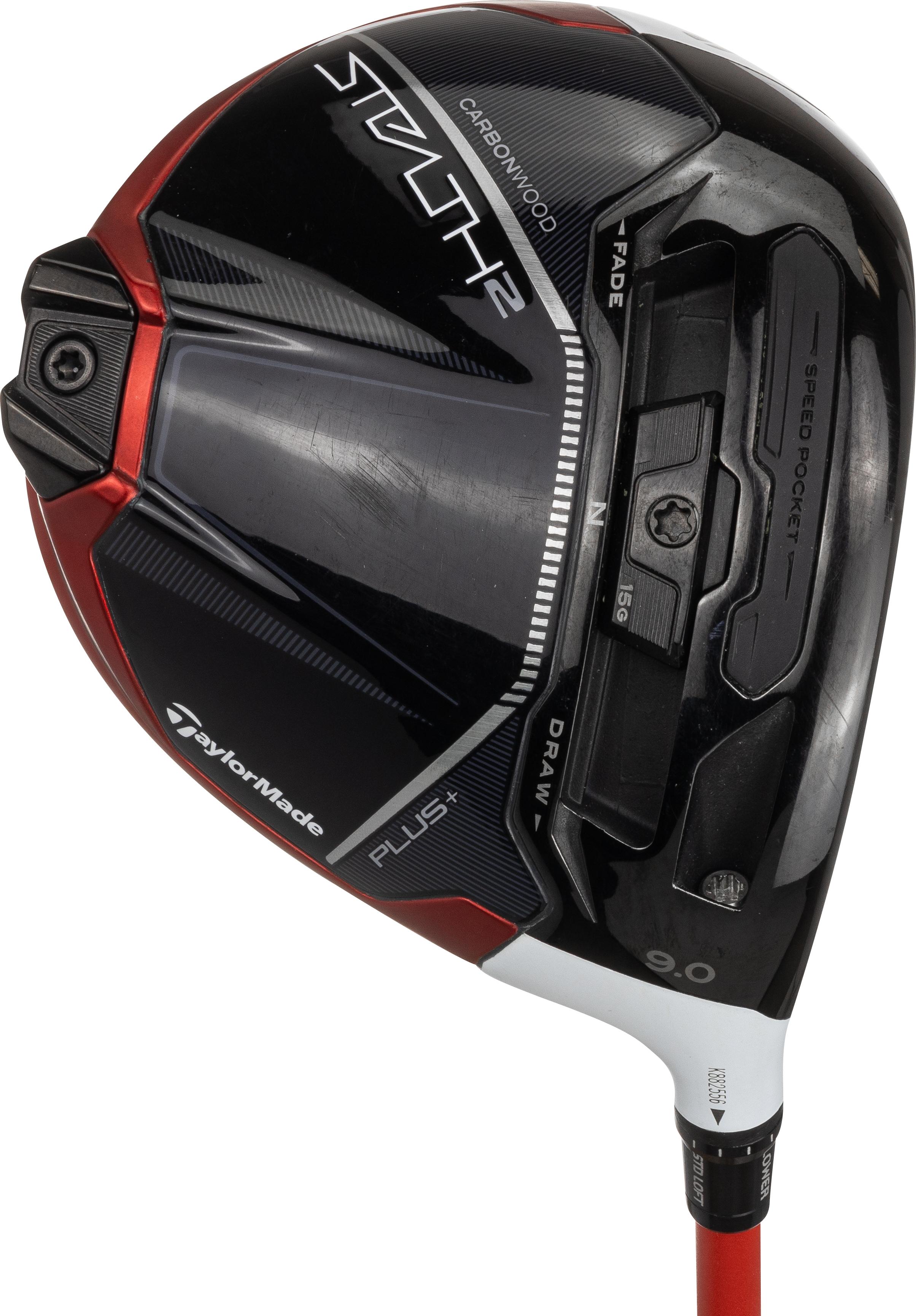 TaylorMade MyStealth 2 Plus White/Red w/Light Blue Face Driver - Golf Club