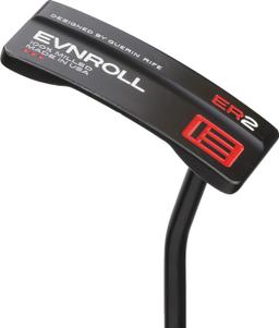 Evnroll ER2 MidBlade Black TourTac Putter - Golf Club