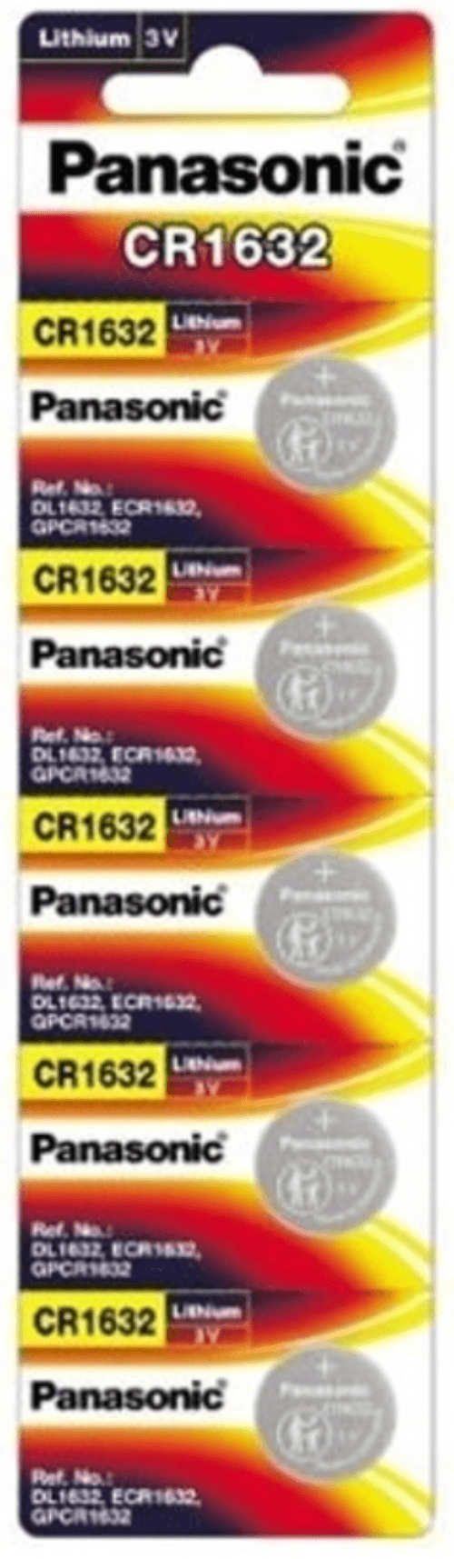 Panasonic Panasonic Watch Batteries CR1632 (5 Pack)