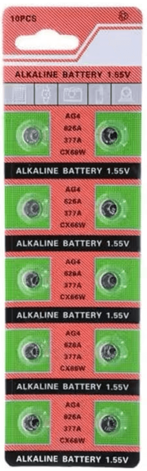 ??? Unbranded LR626 / AG4 Watch Batteries (10 Pack)