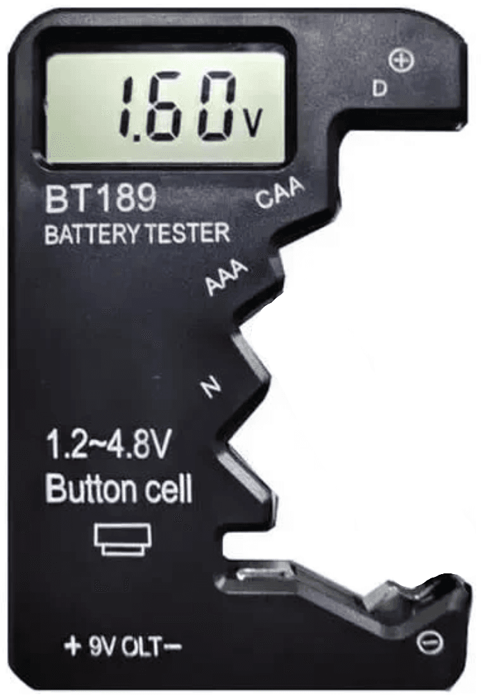 ??? BT189 Battery Tester (Button Cell / AA / AAA / C/ D/ 9V / 14500 / 16340)