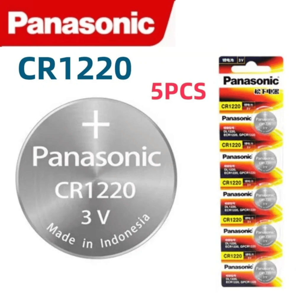 Panasonic Panasonic CR1220 Watch Batteries (5 Pack)