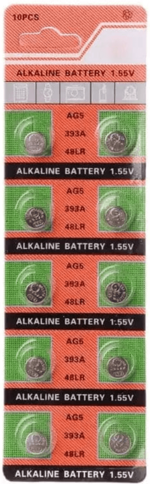 ??? Unbranded LR754 / AG5 Batteries (10 Pack)