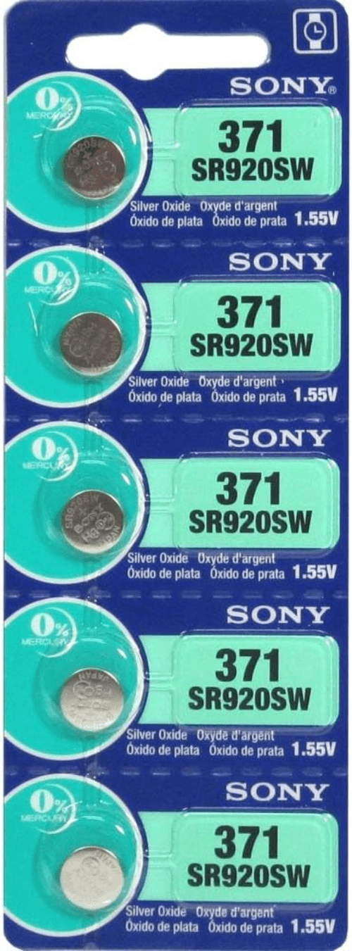Sony Sony 371 / SR920SW Watch Batteries (5 Pack)