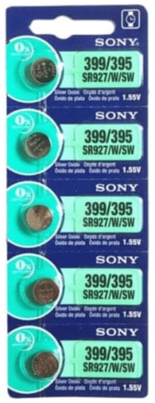 Sony Sony 399 / 395 / SR927/W/SW Watch Batteries (5 Pack)