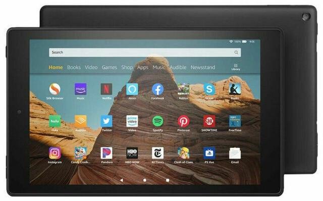 Amazon Fire HD 10 Tablet (2019) in Black in Excellent condition