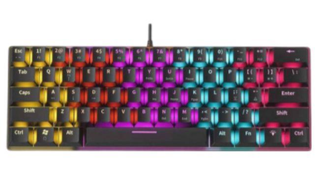 Armaggeddon MKA 1C Neo Led Backlight Mechanical Hot Swapable Gaming Keyboard - Black - Brand New