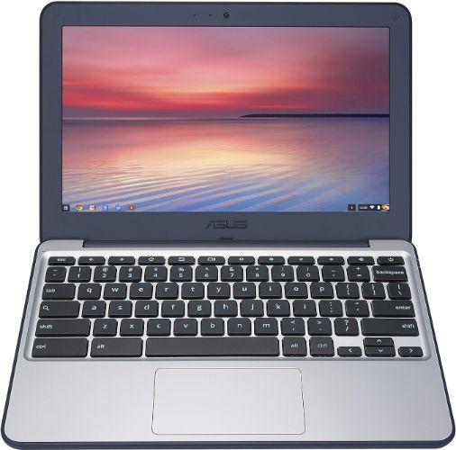 Asus Chromebook C202SA Laptop 11.6" Intel Celeron N3060 1.6GHz in Dark Blue/Silver in Excellent condition