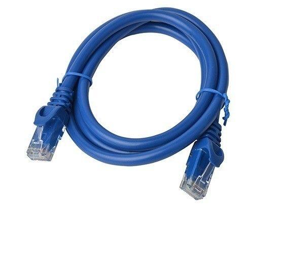 8Ware CAT6A Cable 1m - Blue Color RJ45 Ethernet Network LAN UTP Patch Cord Snagless - Default - Brand New