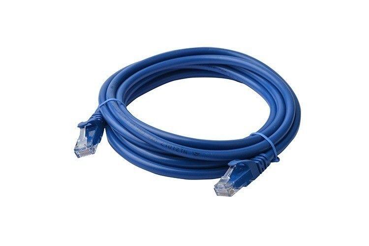 8Ware CAT6A Cable 3m - Blue Color RJ45 Ethernet Network LAN UTP Patch Cord Snagless - Default - Brand New
