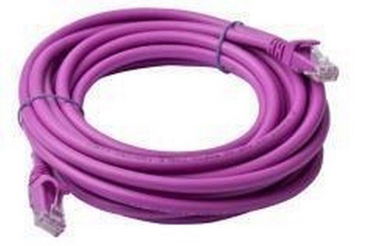 8Ware CAT6A Cable 5m - Purple Color RJ45 Ethernet Network LAN UTP Patch Cord Snagless - Default - Brand New