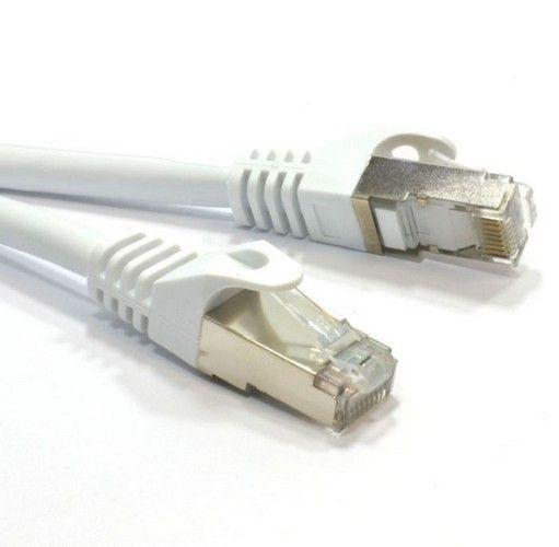 Astrotek CAT6A Shielded Cable 5m Grey/White Color 10GbE RJ45 Ethernet Network LAN S/FTP LSZH Cord 26AWG PVC Jacket - Default - Brand New