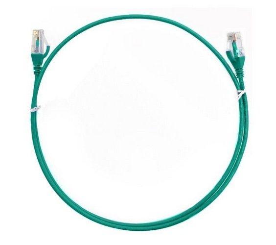 8ware CAT6 Ultra Thin Slim Cable 0.25m / 25cm - Green Color Premium RJ45 Ethernet Network LAN UTP Patch Cord 26AWG for Data Only not PoE - Default - Brand New