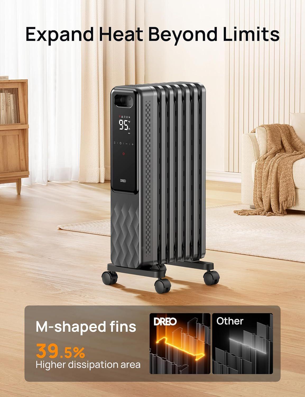 Docteur Radiator Refurbished Dreo Oil Filled Radiator DR-HSH010 | Reebelo