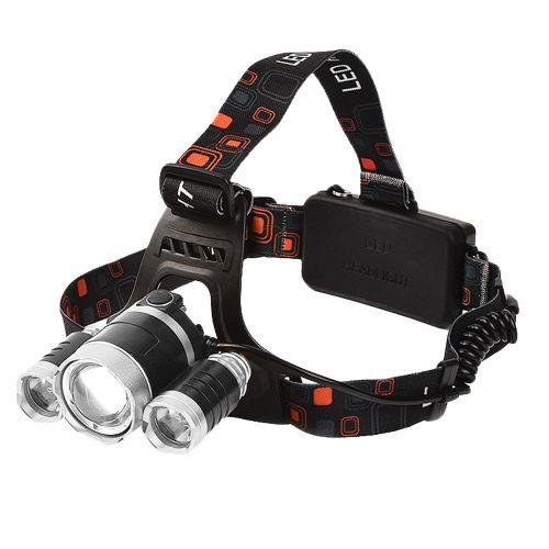 Extreme 1000 Lumens LED SuperBright Rechargeable Headlamp - Black - Brand New