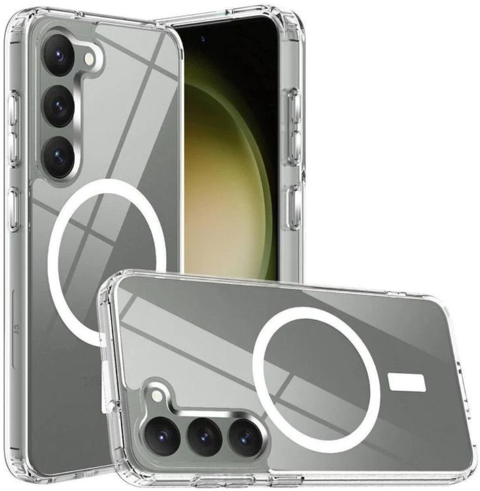 KingLink Luxury Clear MagSafe Phone Case for Samsung Galaxy S23+