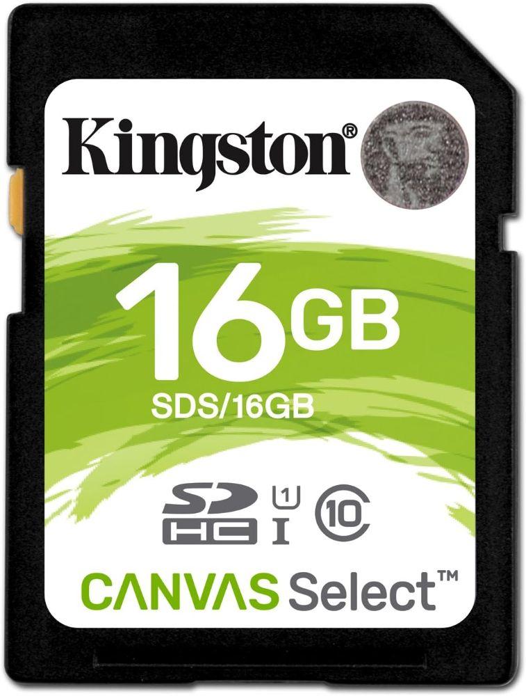 Kingston Canvas Select SDHC/SDXC Class 10 UHS-1 Memory Card