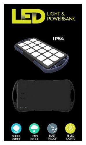JCMatthew LED Outdoor Water resistant Powerbank & High Power LED Light - Default - Brand New