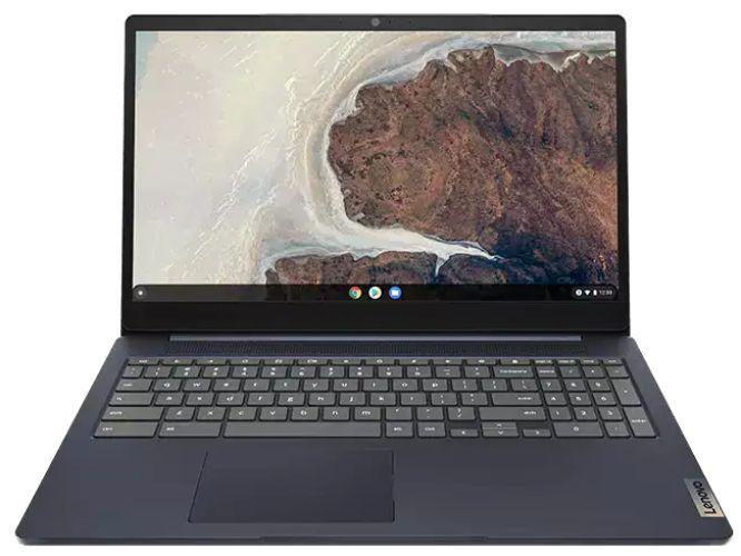 Lenovo IdeaPad 3i Chromebook Laptop 15.6" - Intel Pentium Silver N6000 1.1GHz - 128GB - Abyss Blue - 4GB RAM - 15.6 Inch - Premium