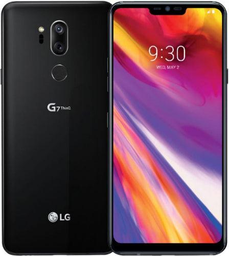 LG G7 ThinQ 64GB in New Aurora Black in Good condition