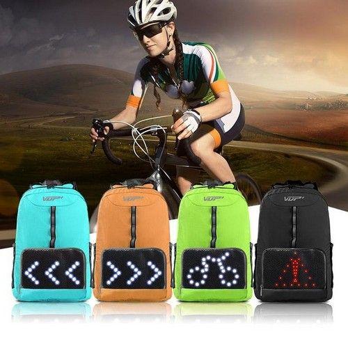 JCMatthew Lightweight Cycling Backpack with LED Lighting indicators - Default - Brand New