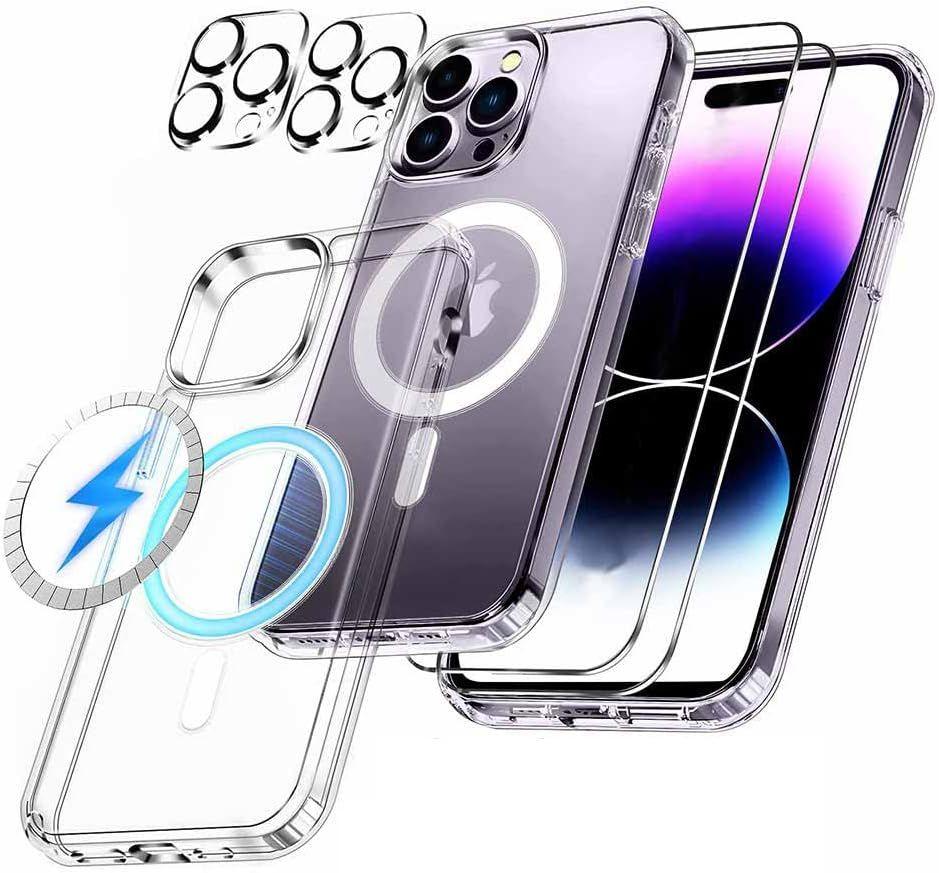 NZCLOUD Magsafe Phone Case 5 in 1 Combo for iPhone 15 Pro