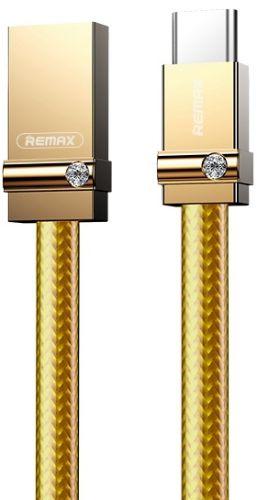 Remax  RC-091a USB to Type C Golden Diamond Data Cable (1M) - Gold - Brand New