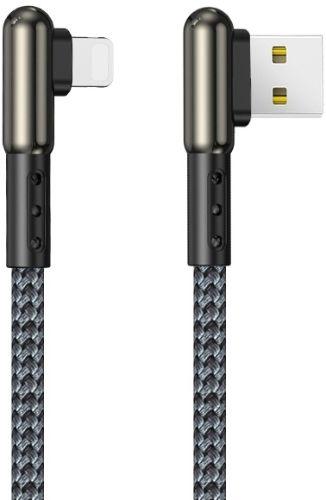 Remax  RC-176i Janlon 2 Series Lightning Braided Gaming Data Cable (1M) - Silver - Brand New