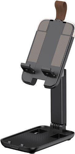 Remax  RM-C46 Telescopic Folding Multifunctional Desktop Stand - Black - Brand New