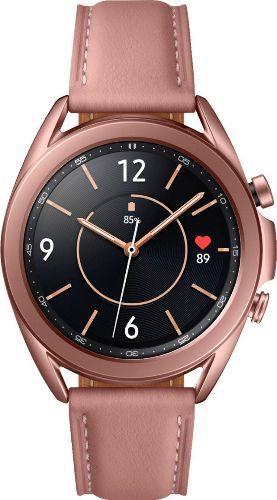 Samsung Galaxy Watch3 - 4GB - Bluetooth - 41mm - Mystic Bronze - Stainless Steel - Pink - Leather Strap - Stainless Steel - Good