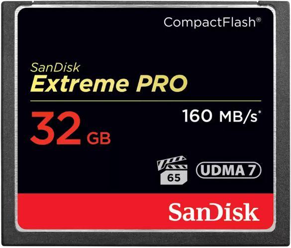 SanDisk Extreme Pro CompactFlash Memory Card (Up to 160MB/s)