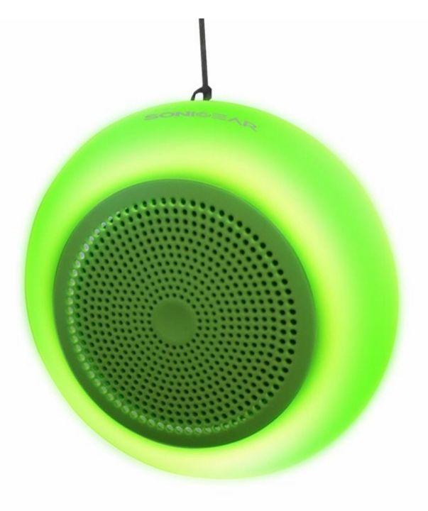 SonicGear  Pandora Lumo 2 7 Colors Pulsating LED Portable Speaker  - Green - Brand New