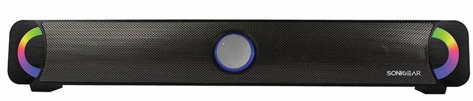 Sonicgear  Sonicbar U300 & BT300 PRO 7 Color Light Effect Soundbar - Black - Brand New