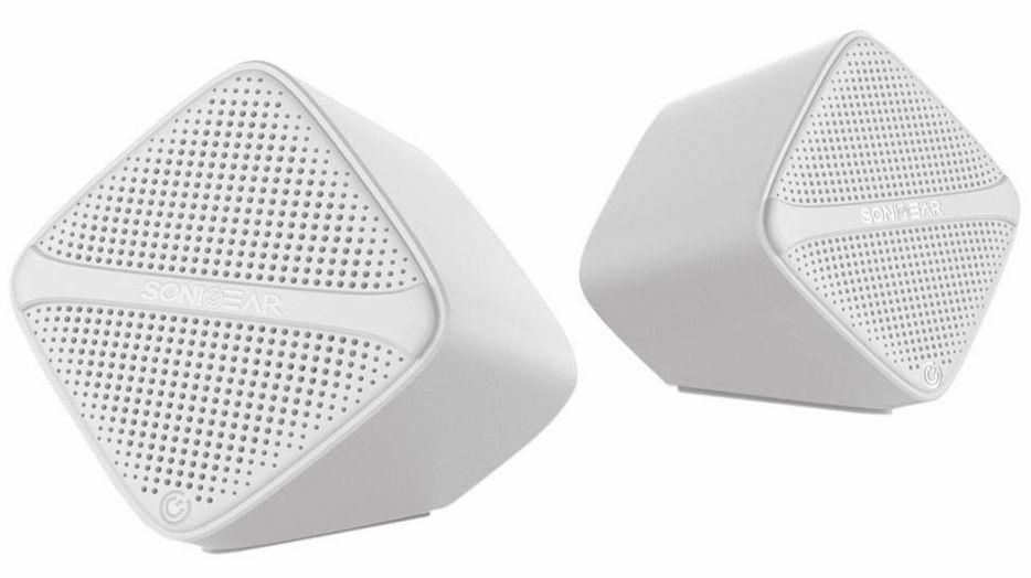 Sonicgear  Sonicube High Clarity Digital AMP and Micro Driver Speaker  - White - Brand New